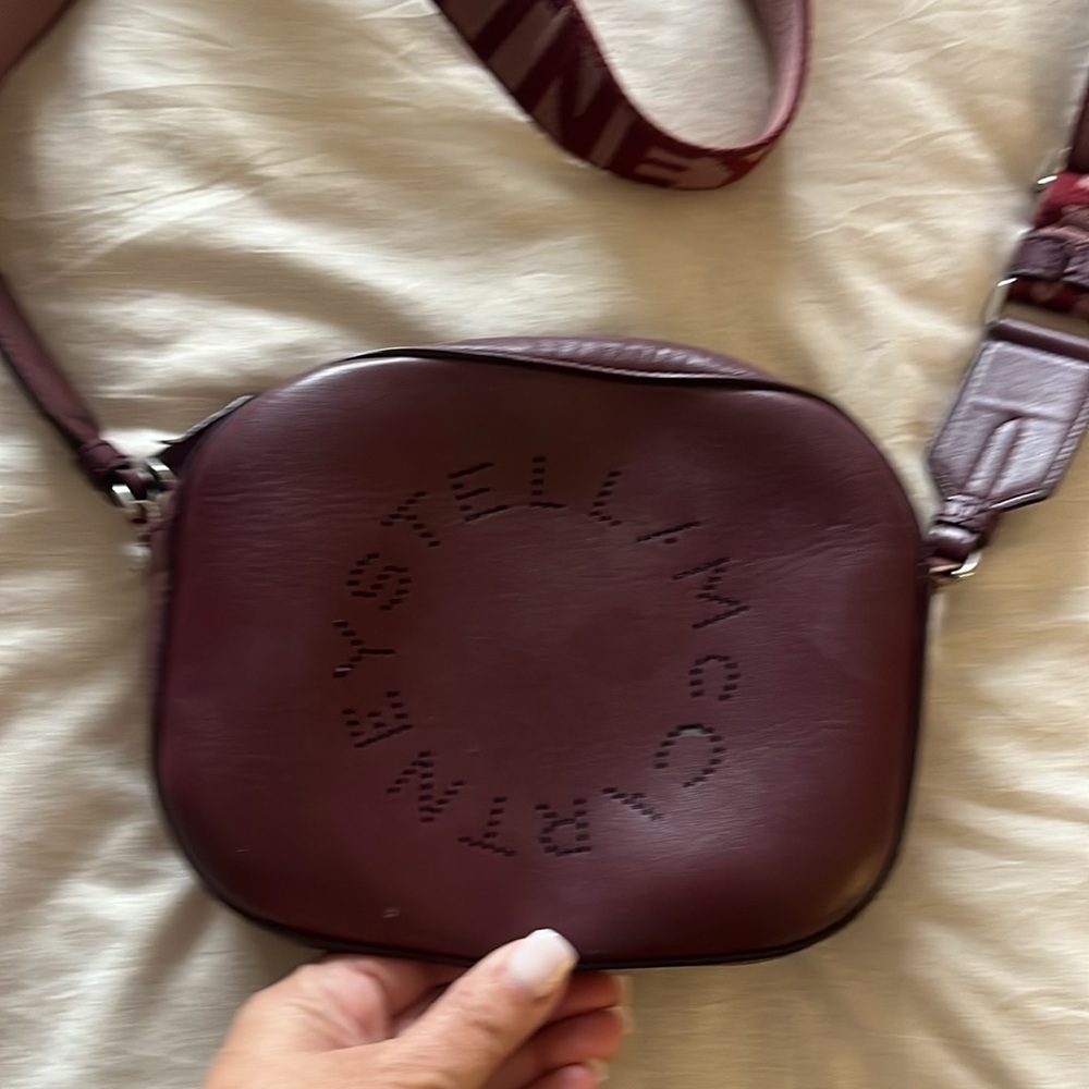 Stella McCartney burgundy red crossbody bag - Picture 3 of 7